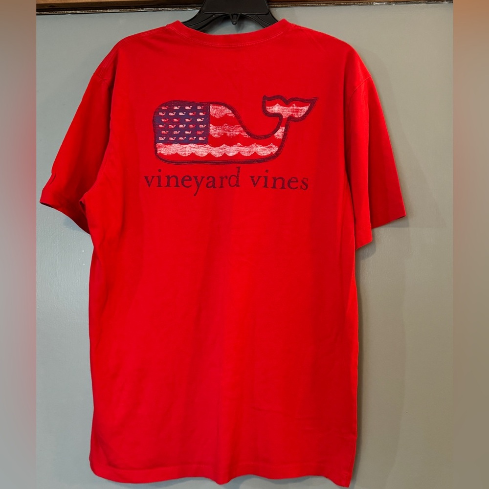 Vineyard Vines Red White and Blue Tee Shirt Size M